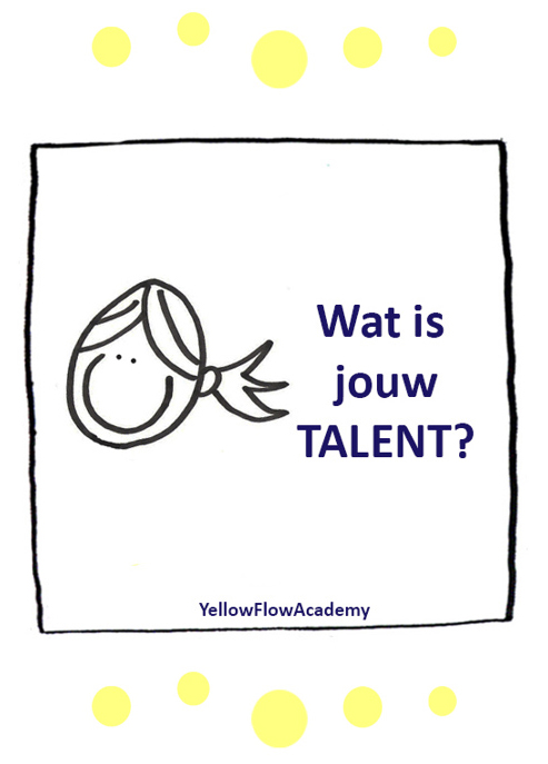 poster yellowflowacademy talent kinderen